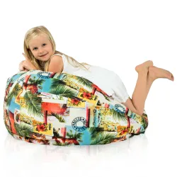 Poltrona Pouf Sacco L per bambini -Tessuto Stampato Premium – vista 104