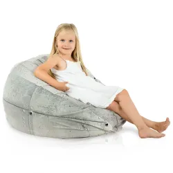 Poltrona Pouf Sacco L per bambini -Tessuto Stampato Premium – vista 82