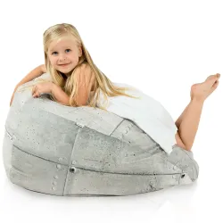 Poltrona Pouf Sacco L per bambini -Tessuto Stampato Premium – vista 81
