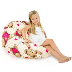 Poltrona Pouf Sacco L per bambini -Tessuto Stampato Premium – vista 77