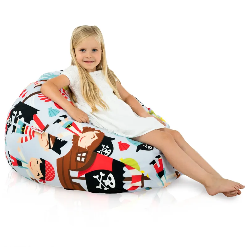 Poltrona Pouf Sacco L per bambini -Tessuto Stampato Premium – vista 66