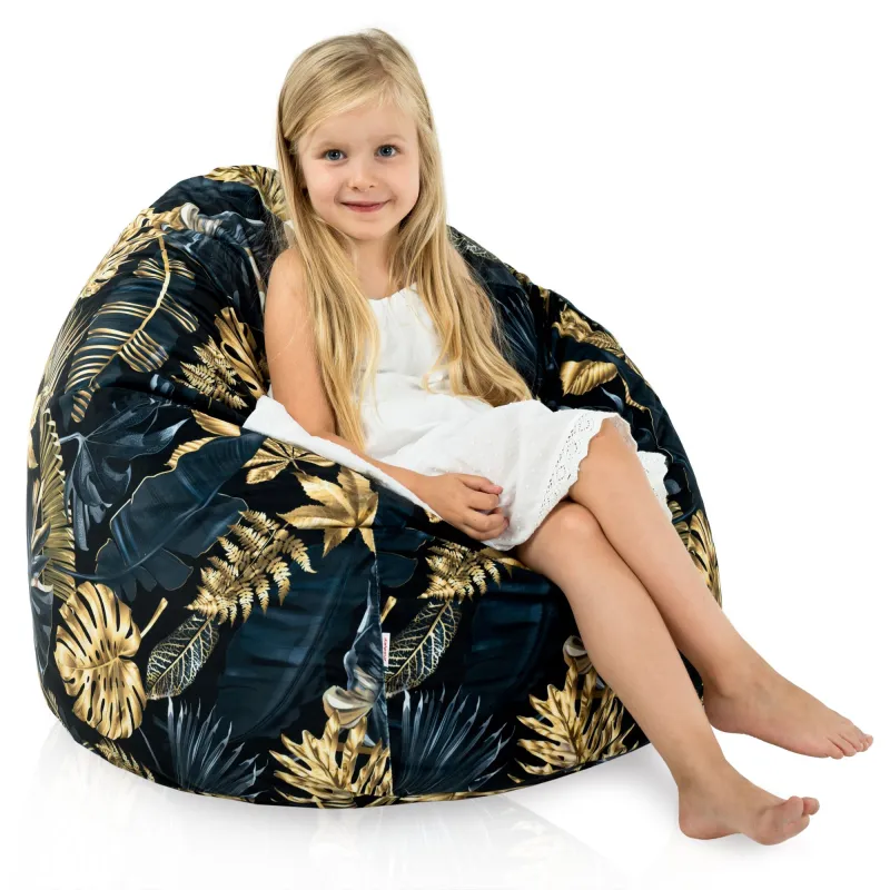 Poltrona Pouf Sacco L per bambini -Tessuto Stampato Premium – vista 90