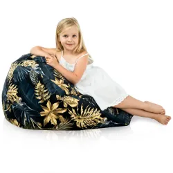 Poltrona Pouf Sacco L per bambini -Tessuto Stampato Premium – vista 91