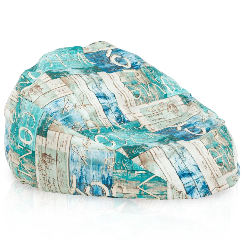 Poltrona Pouf Sacco XL Grande - Tessuto Stampato Premium – vista 50