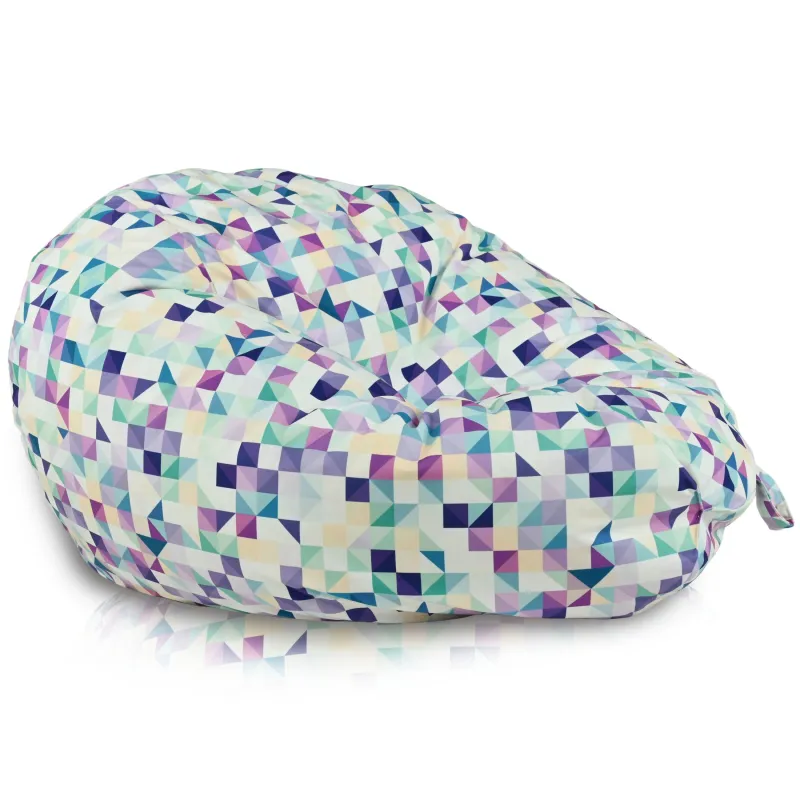 Poltrona Pouf Sacco XL Grande - Tessuto Stampato Premium – vista 44