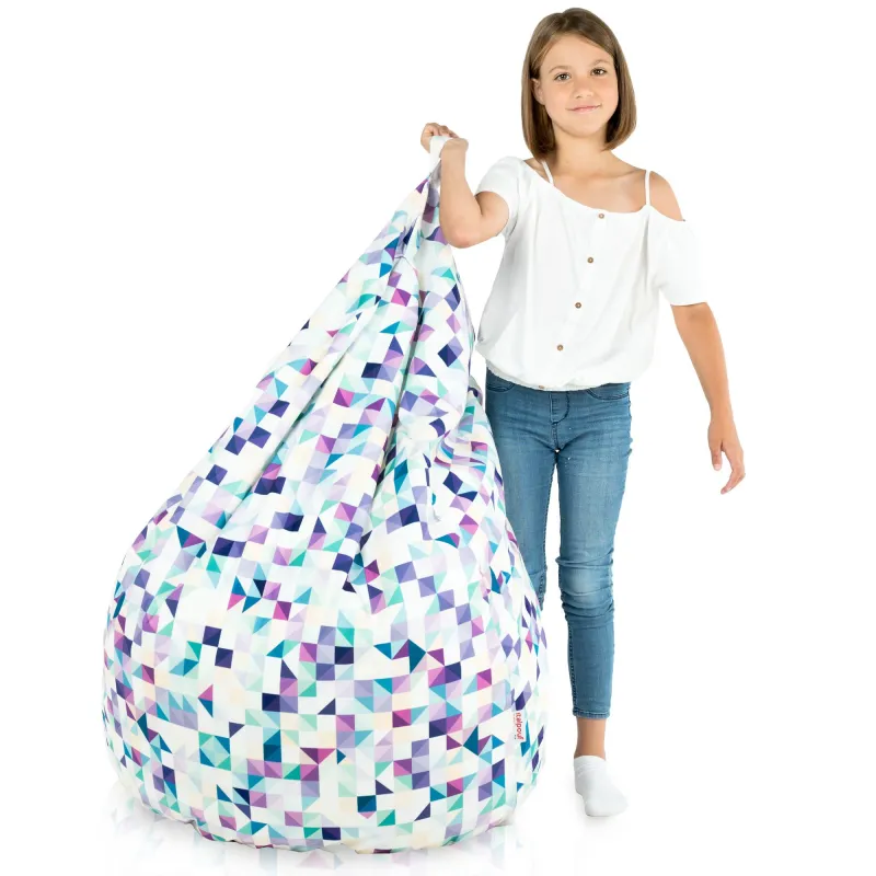 Poltrona Pouf Sacco XL Grande - Tessuto Stampato Premium – vista 104