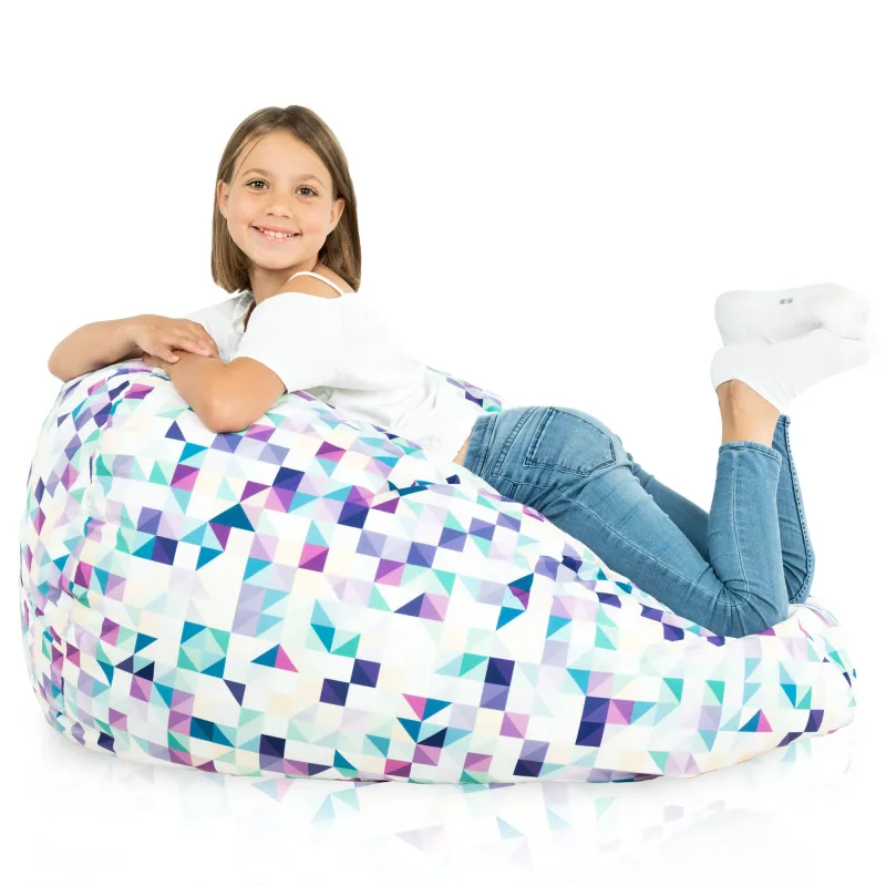 Poltrona Pouf Sacco XL Grande - Tessuto Stampato Premium – vista 112