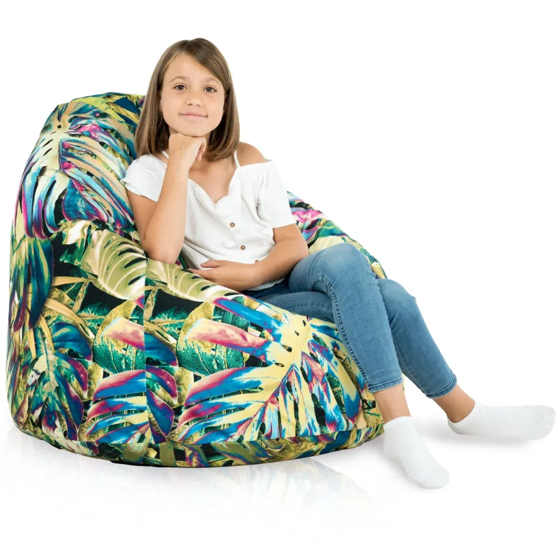 Poltrona Pouf Sacco XL Grande - Tessuto Stampato Premium – vista 80