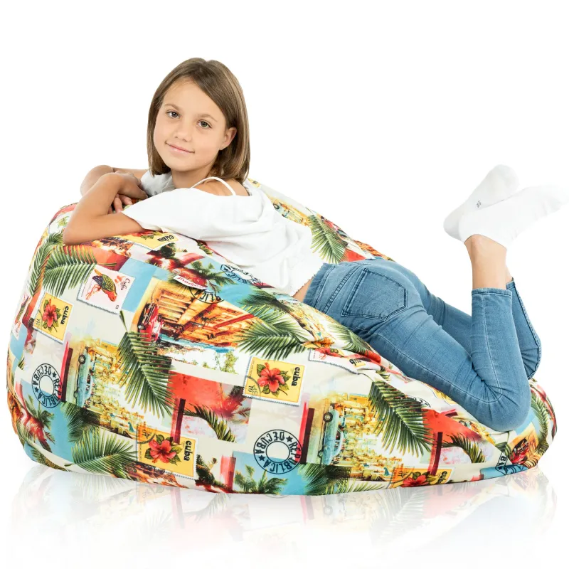 Poltrona Pouf Sacco XL Grande - Tessuto Stampato Premium – vista 116