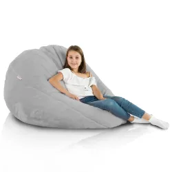 Pouf sacco versatile per rilassarsi in salotto o in camera da letto