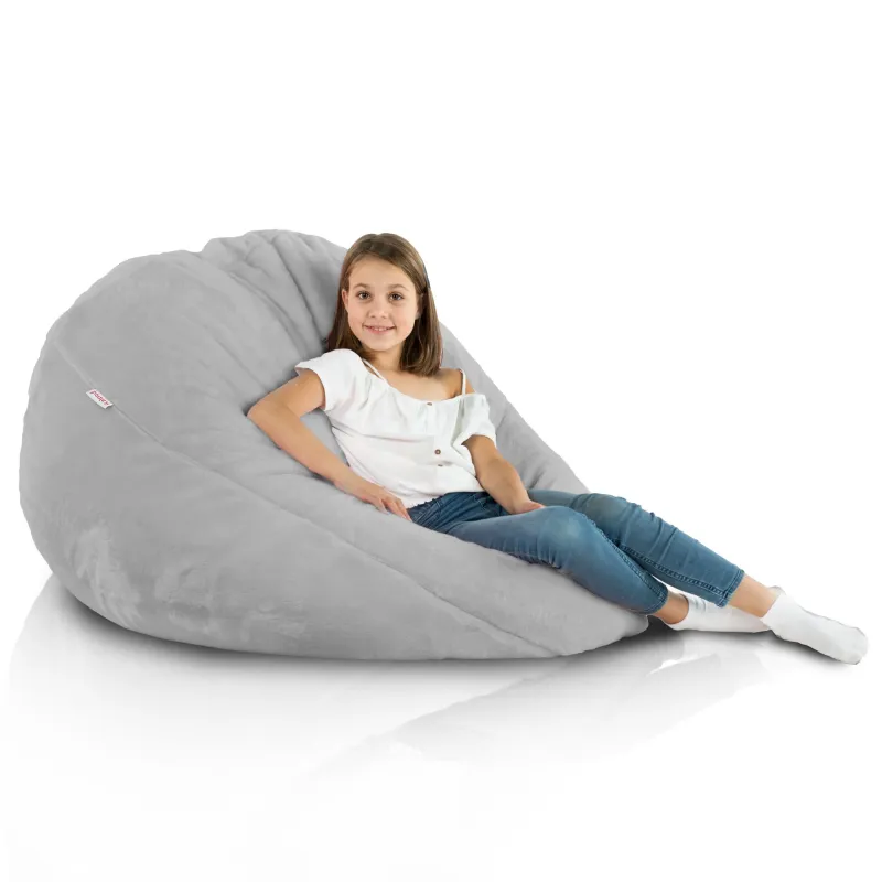 Pouf sacco versatile per rilassarsi in salotto o in camera da letto