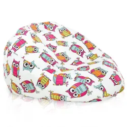 Pouf sacco per bambini gufo