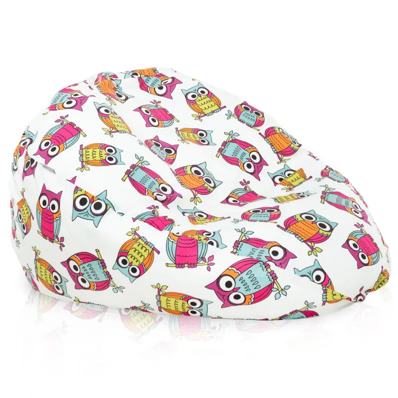 Pouf sacco per bambini gufo