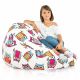Pouf sacco per bambini gufo
