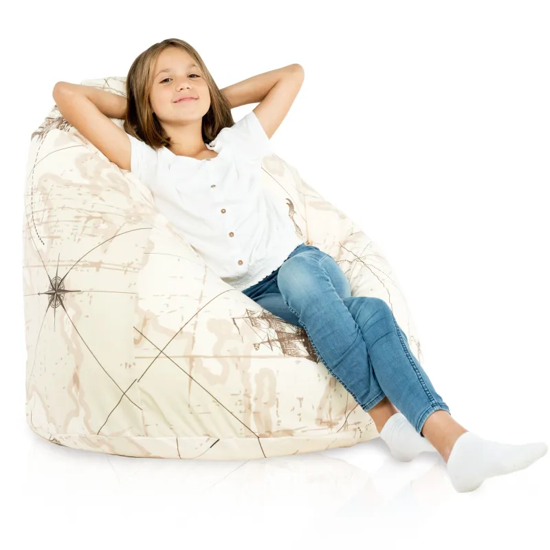 Poltrona Pouf Sacco XL Grande - Tessuto Stampato Premium – vista 71