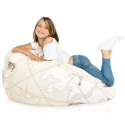Poltrona Pouf Sacco XL Grande - Tessuto Stampato Premium – vista 111