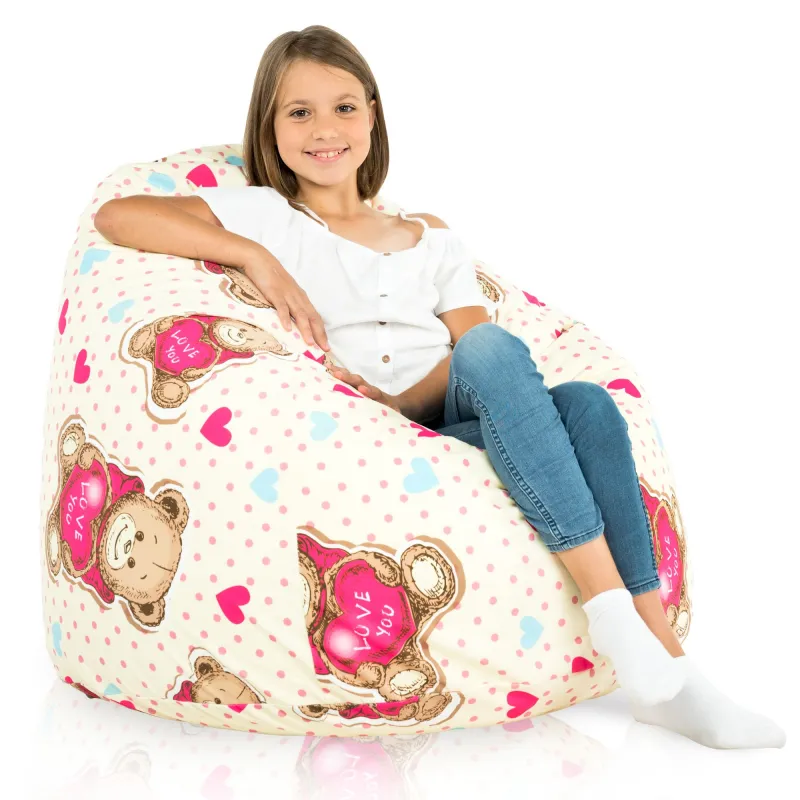 Poltrona Pouf Sacco XL Grande - Tessuto Stampato Premium – vista 59