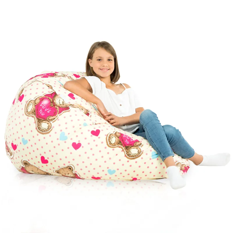 Poltrona Pouf Sacco XL Grande - Tessuto Stampato Premium – vista 101