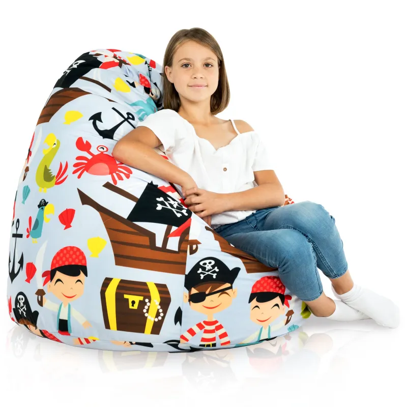 Poltrona Pouf Sacco XL Grande - Tessuto Stampato Premium – vista 58