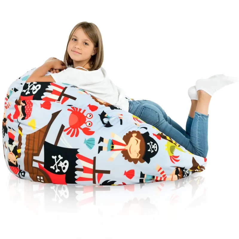 Poltrona Pouf Sacco XL Grande - Tessuto Stampato Premium – vista 98