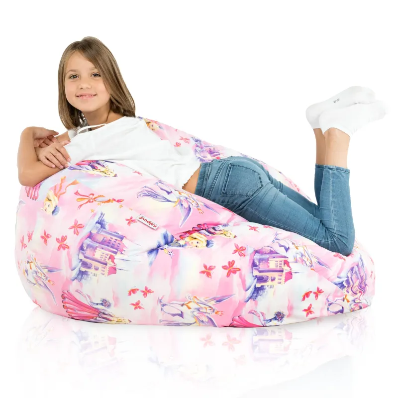 Poltrona Pouf Sacco XL Grande - Tessuto Stampato Premium – vista 96