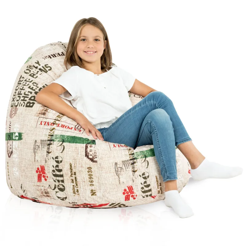 Poltrona Pouf Sacco XL Grande - Tessuto Stampato Premium – vista 63
