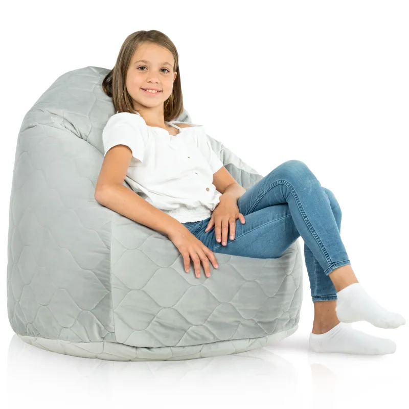Poltrona Pouf Sacco XL Grande - Velluto Soft – vista 36
