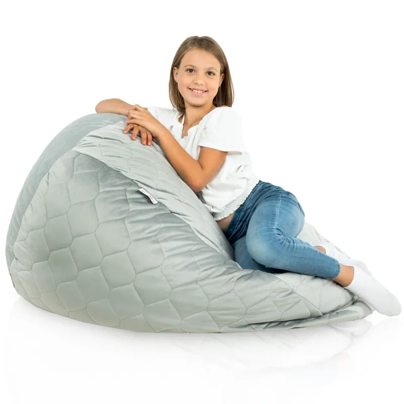 Poltrona Pouf Sacco XL Grande - Velluto Soft – vista 37