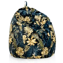 Poltrona Pouf Sacco - Tessuto Stampato Premium