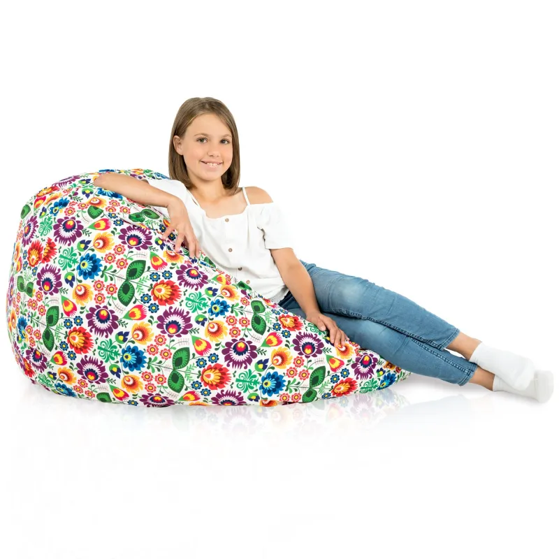 Poltrona Pouf Sacco XL Grande - Tessuto Stampato Premium – vista 94
