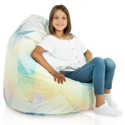 Poltrona Pouf Sacco XL Grande - Tessuto Stampato Premium – vista 64