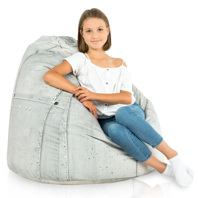 Poltrona Pouf Sacco XL Grande - Tessuto Stampato Premium – vista 66