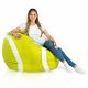 Verde lime Pouf Grande Tennis Ecopelle Classico