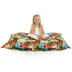 Cuscino da Pavimento Gigante XL per bambini - Tessuto Stampato Premium – vista 91