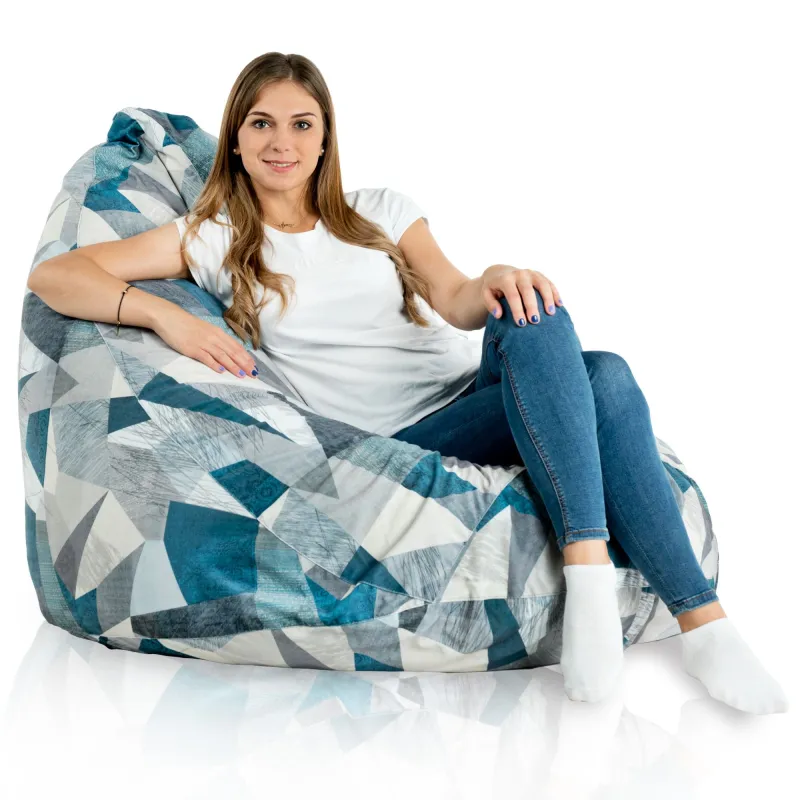 Pouf Poltrona Gigante Sacco XXL Astratto