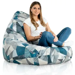 Pouf Poltrona Gigante Sacco XXL Astratto