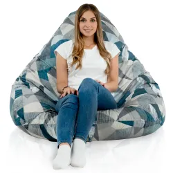 Pouf Poltrona Gigante Sacco XXL Astratto
