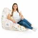 Pouf Poltrona Sacco Bambini XXL Mucca