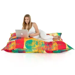 Cuscino da Pavimento Gigante XXL per adulti Gigante - Tessuto Stampato Premium – vista 41