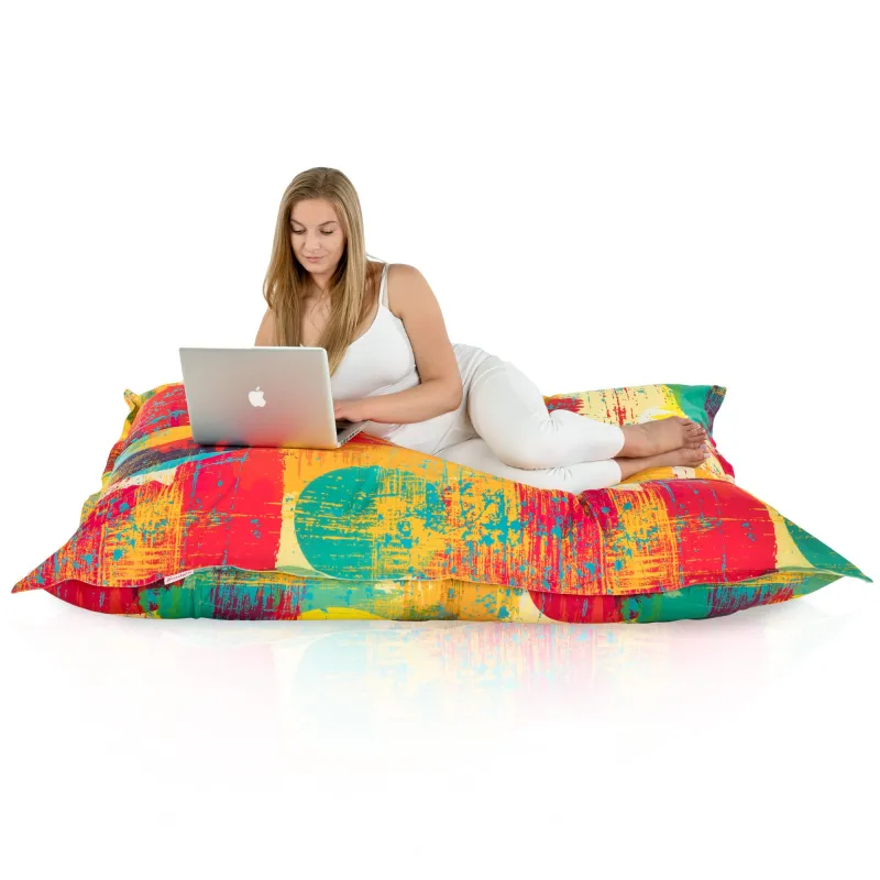 Cuscino da Pavimento Gigante XXL per adulti Gigante - Tessuto Stampato Premium – vista 41