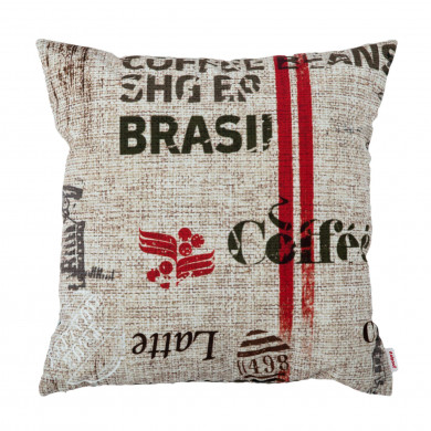 Cuscino quadrato caffè