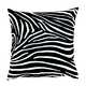 Cuscino quadrato zebra