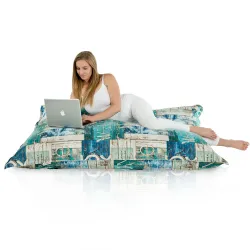 Cuscino da Pavimento Gigante XXL per adulti Gigante - Tessuto Stampato Premium – vista 85