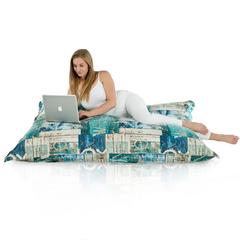 Cuscino da Pavimento Gigante XXL per adulti Gigante - Tessuto Stampato Premium – vista 85