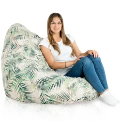 Poltrona Pouf Sacco a Pera XXL Drop - Tessuto Stampato Premium – vista 51