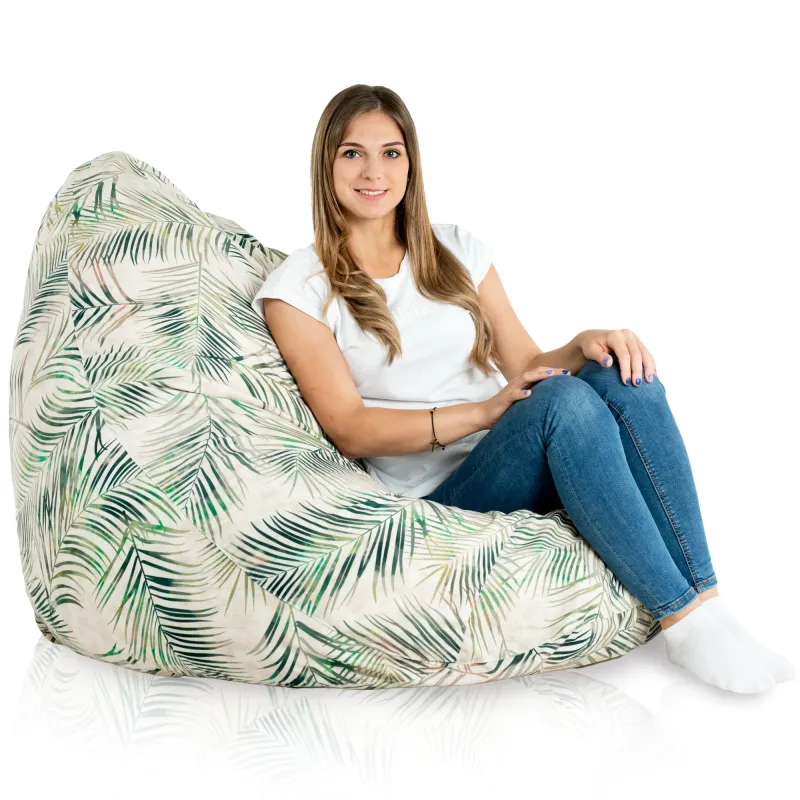 Poltrona Pouf Sacco a Pera XXL Drop - Tessuto Stampato Premium – vista 51