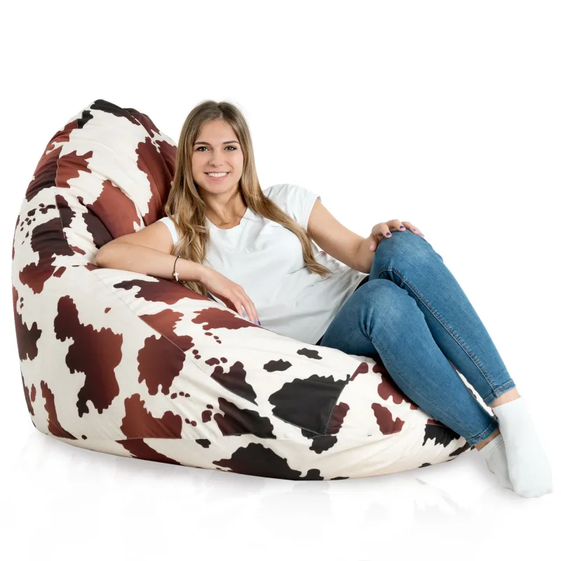 Poltrona Pouf Sacco a Pera XXL Drop - Tessuto Stampato Premium – vista 46