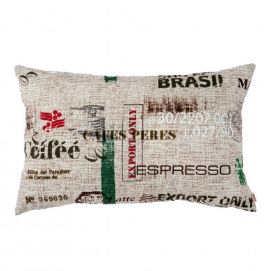 Cuscino rettangolare caffè
