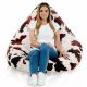 Pouf Poltrona Moderno Sacco XXL Macchiato