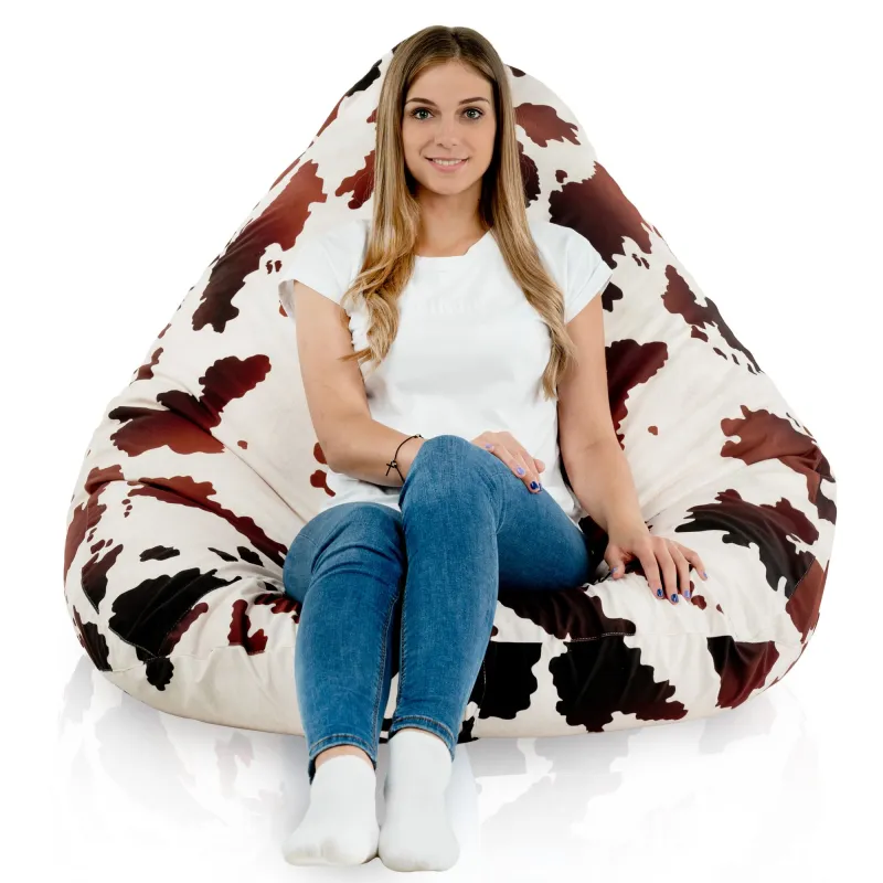 Poltrona Pouf Sacco a Pera XXL Drop - Tessuto Stampato Premium – vista 65